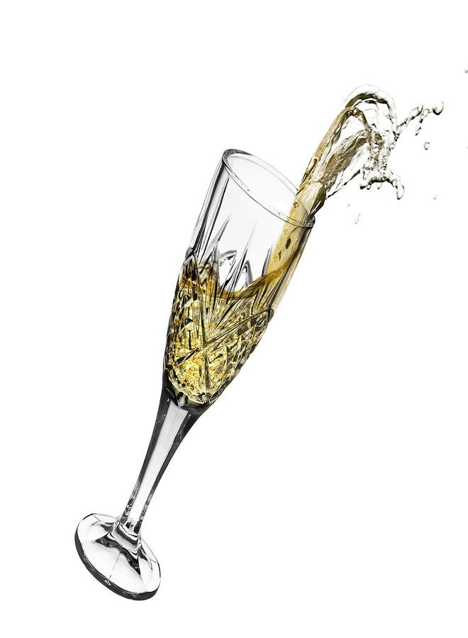 غودينغر كؤوس شمبانيا كريستال جودينجر دبلن - طقم من 4 قطع، سعة 6 أونصة - Image 3